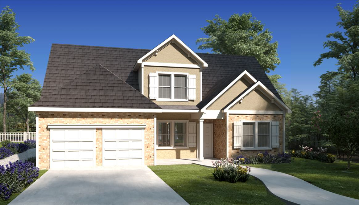 Image of a Mustang-style house, featuring Chisholm Trace and highlighting website services.