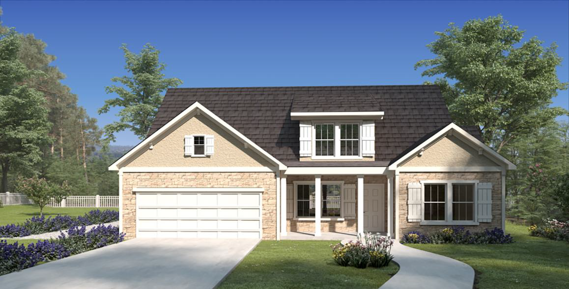Image of a Mustang-style house, featuring Chisholm Trace and highlighting website services.