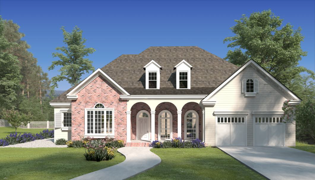 Image of a Palomino-style house, featuring Chisholm Trace and highlighting website services.