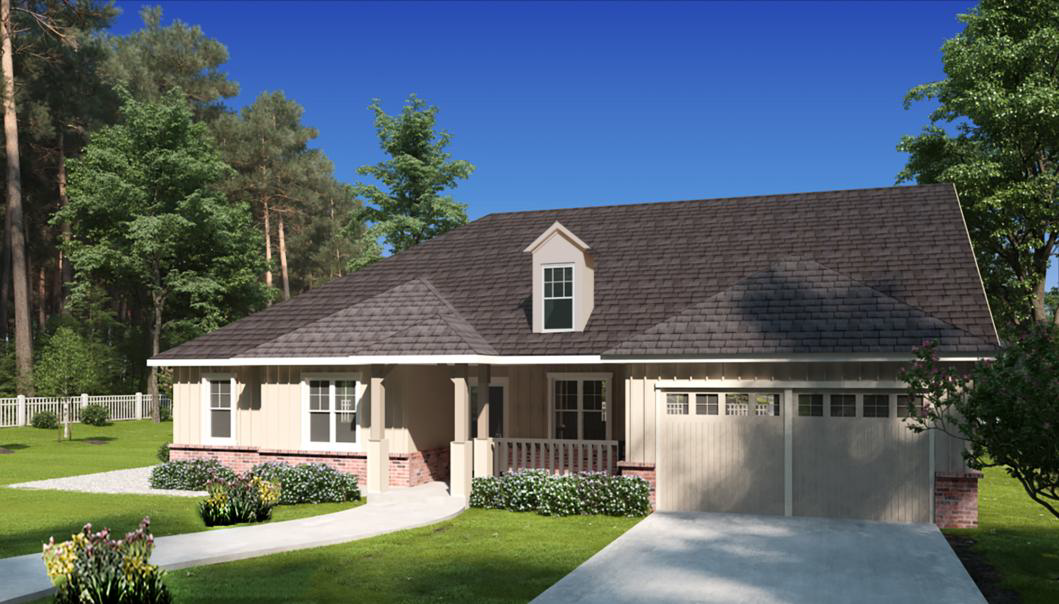 Image of a Pinto-style house, featuring Chisholm Trace and highlighting website services.