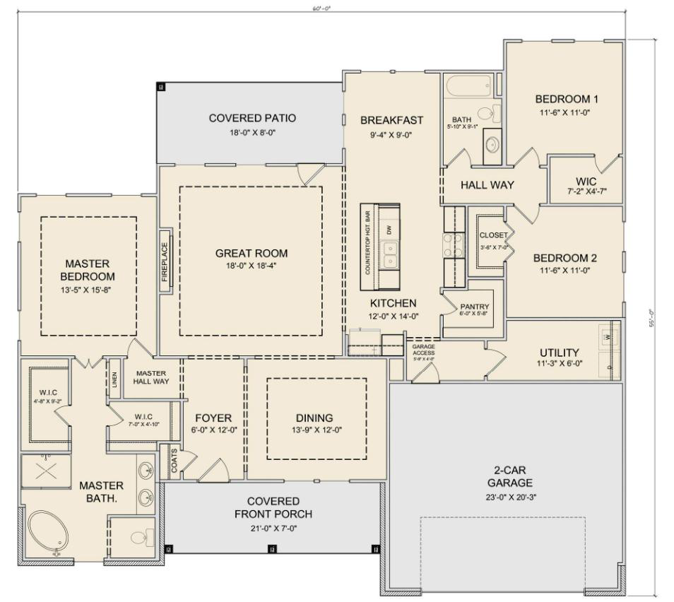 Image of a Saddleridge-style house, featuring Chisholm Trace and highlighting website services.