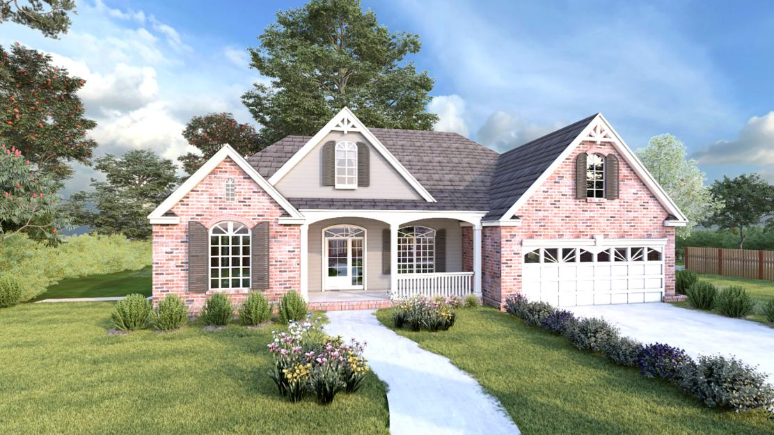 Image of a Saddleridge-style house, featuring Chisholm Trace and highlighting website services.